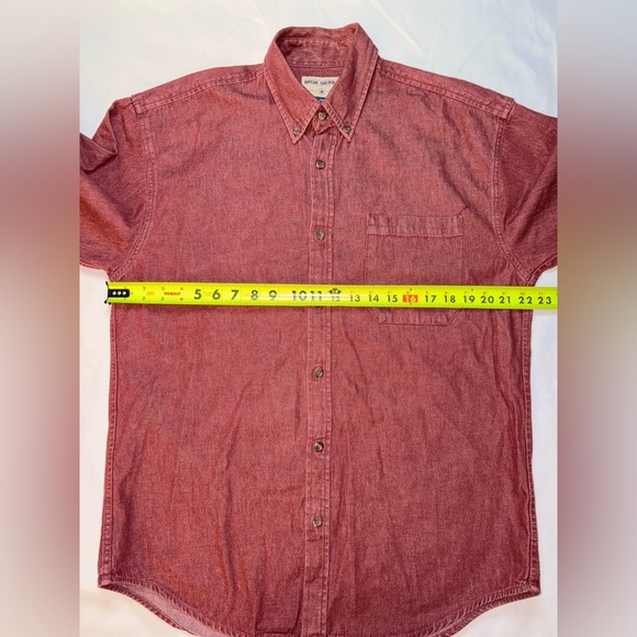 High Sierra Men’s Size M Red Long Sleeve Button Down Business Dress Shirt - Picture 3 of 5